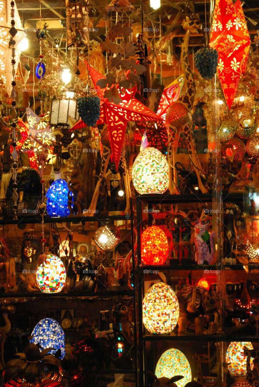 Egg Lanterns in Jordan Market