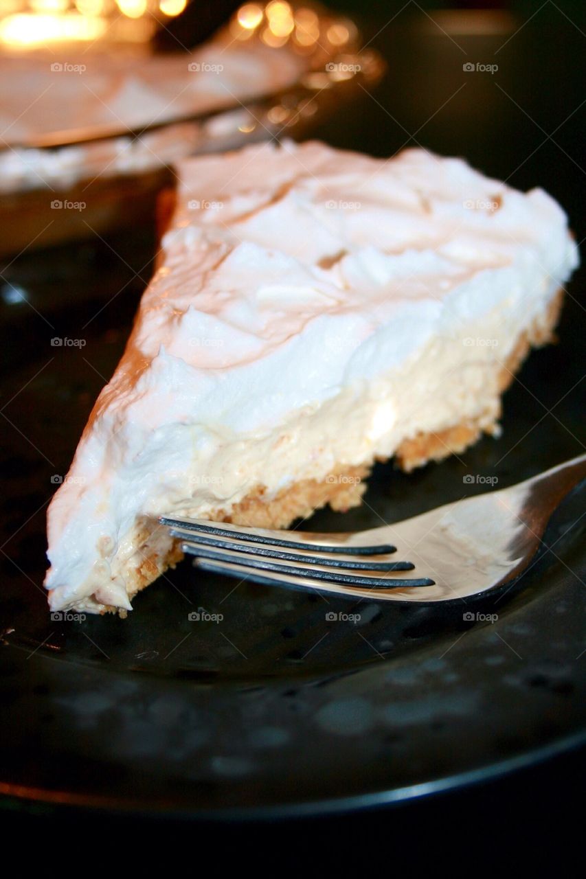 Slice of Peanut Butter Pie