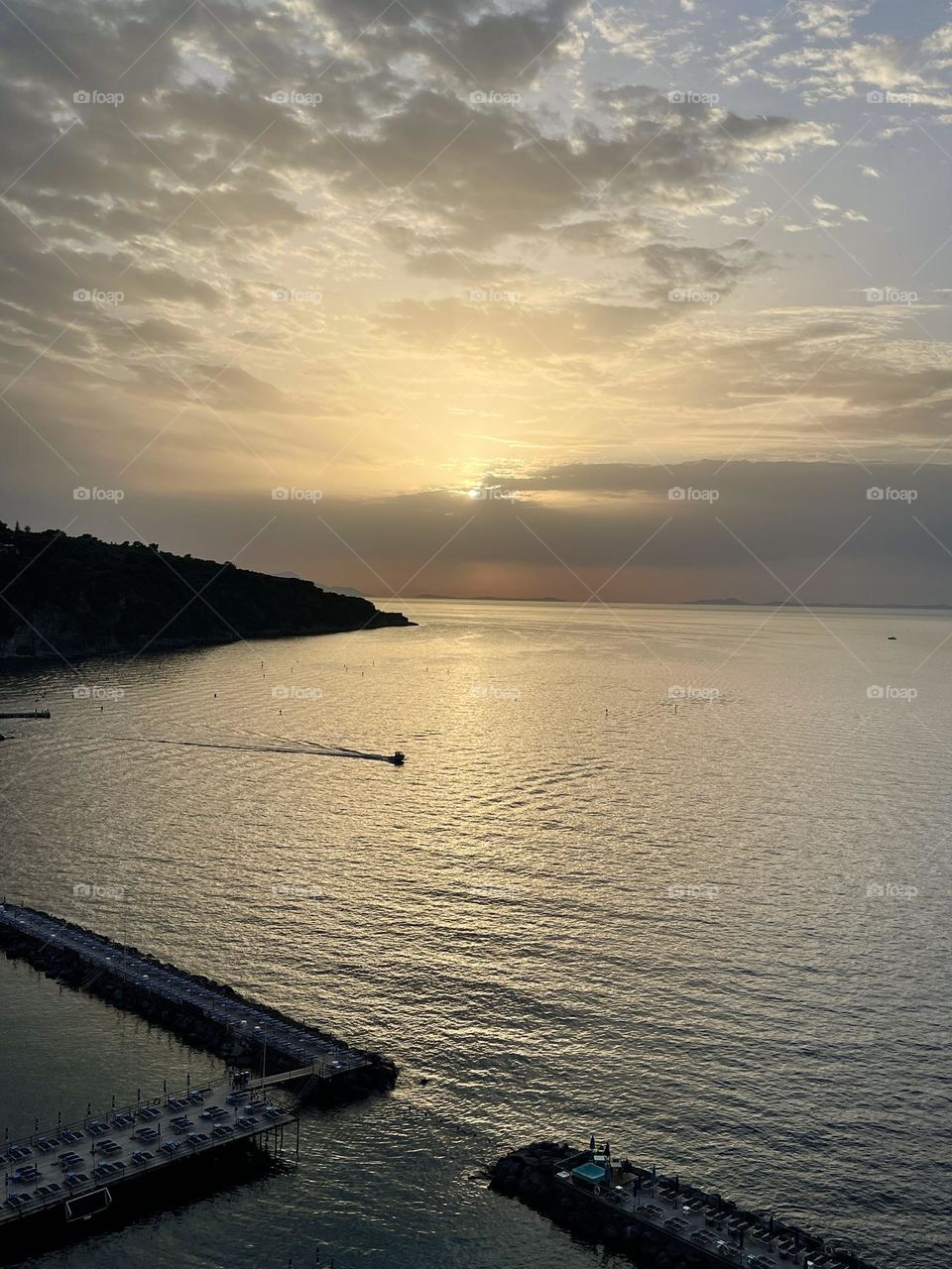 Sunset in Sorrento 