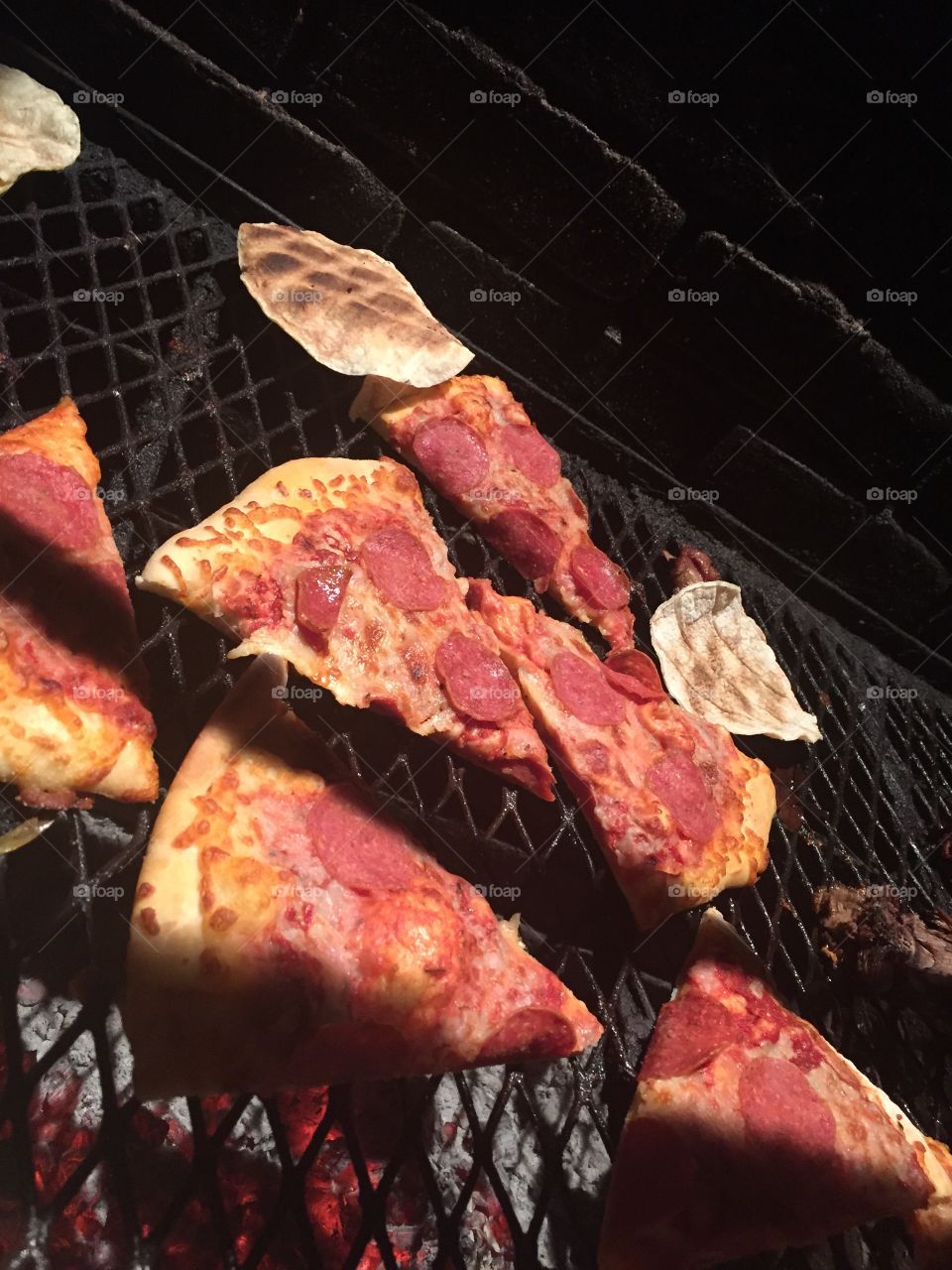 Pizza Time!. Best way to heat up pizza leftovers!