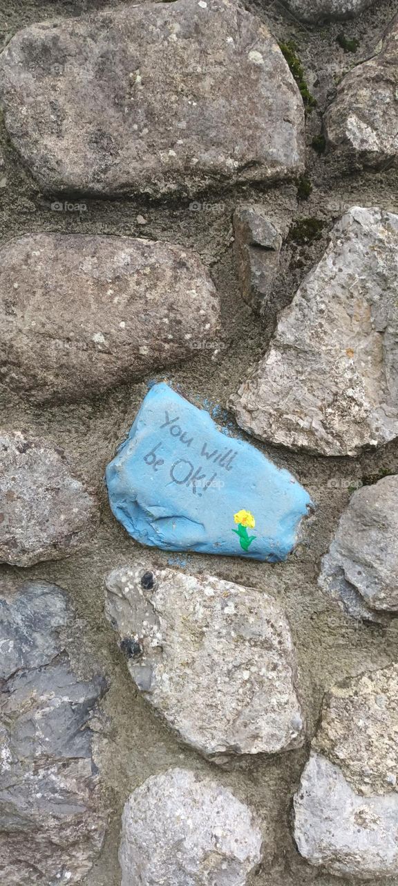 motivation on stone