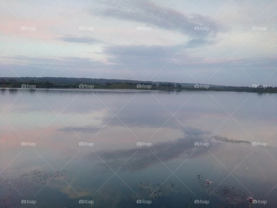 облока в реке