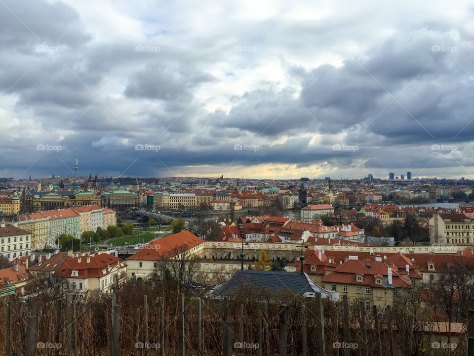 Prague in winter 