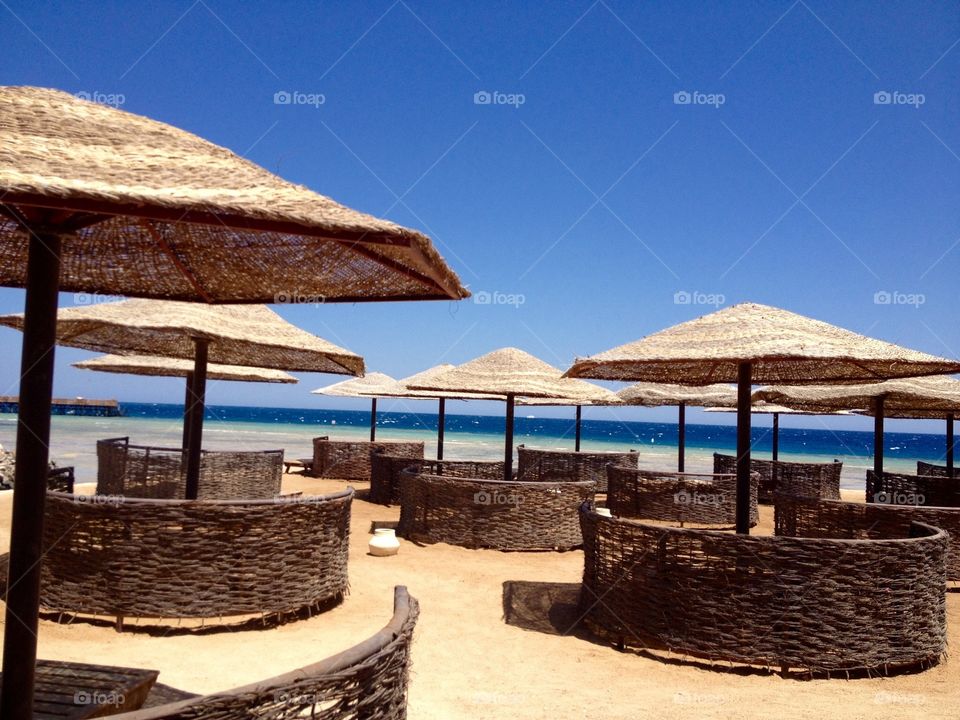 Beach . Picture was taken at hurghada beach Egypt on a family vacation 