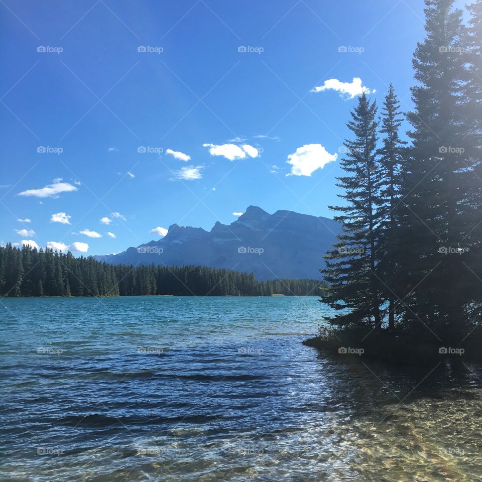 Two Jack Lake in Banff National Park