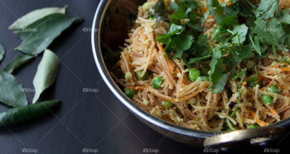 Curry noodles for breakfast 