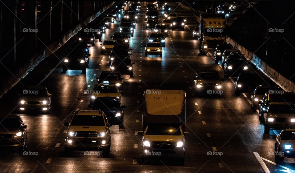 Traffic jam always the big problem in the big city