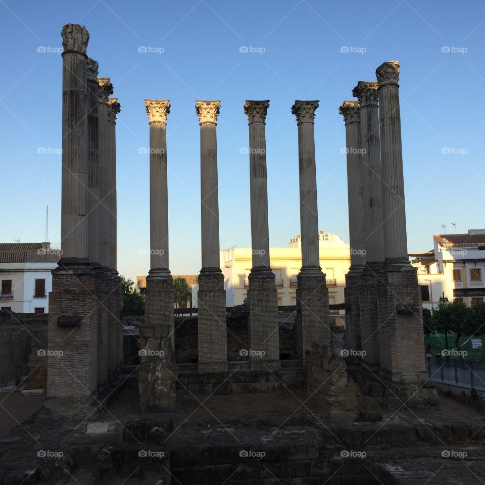 Roman Temple in Spain
