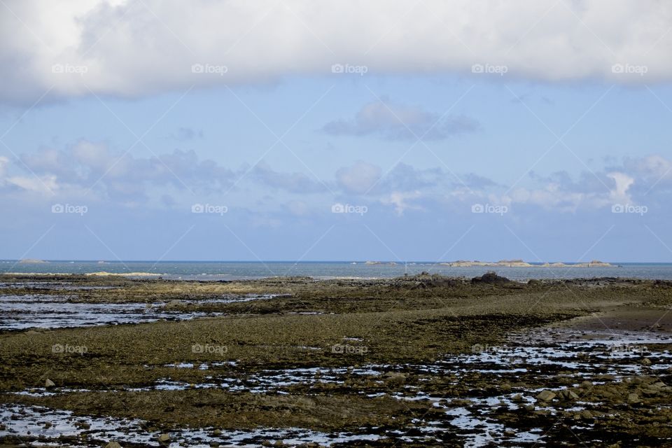 clouds over the river