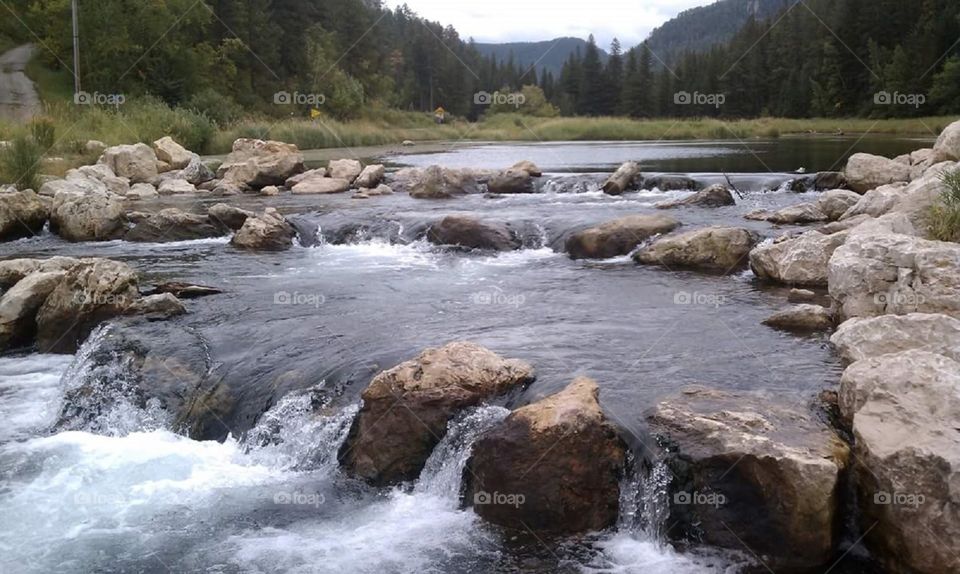 Spearfish Rapids. a hike to the river