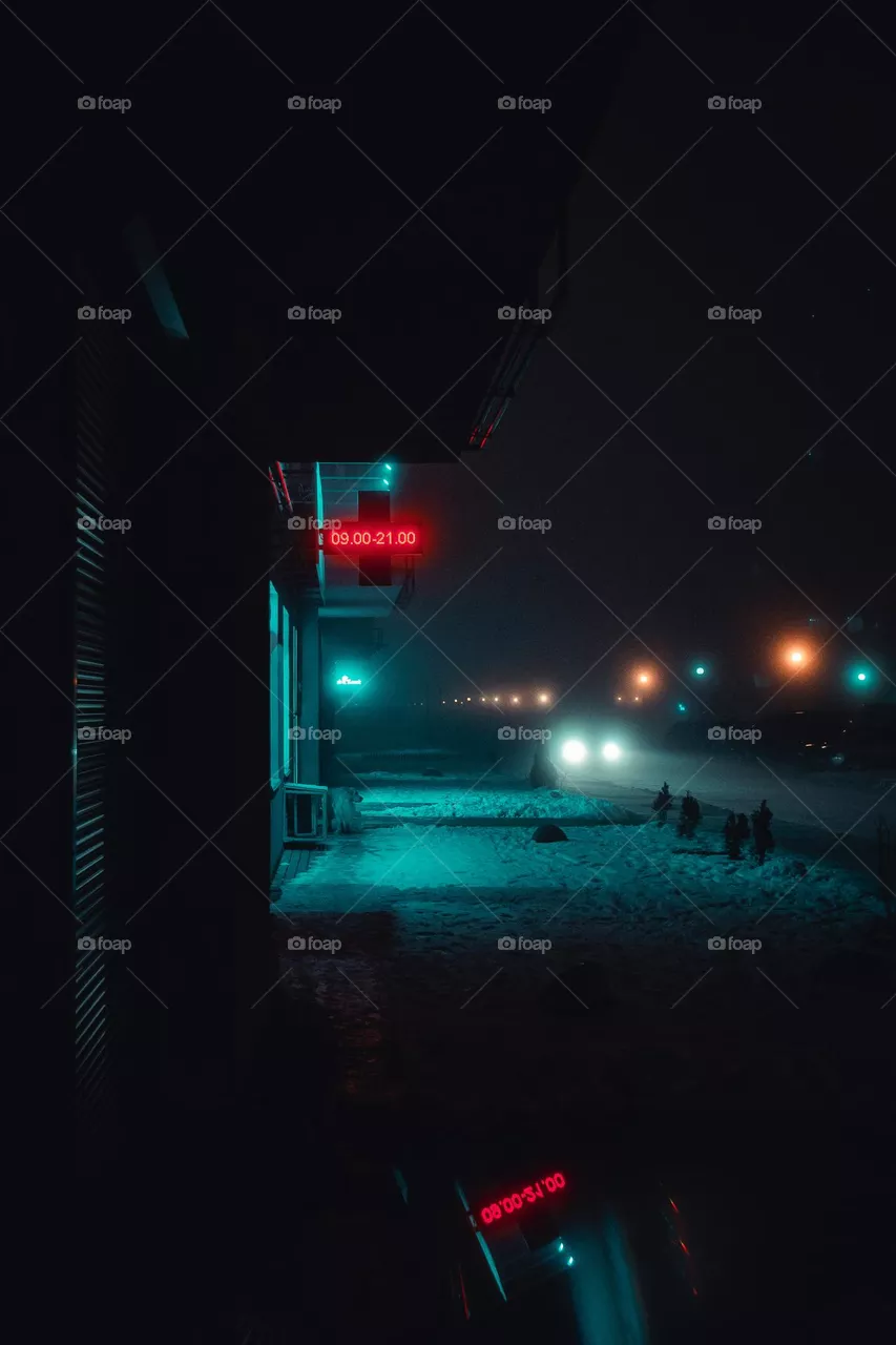 La Nuit Noir En Bleu