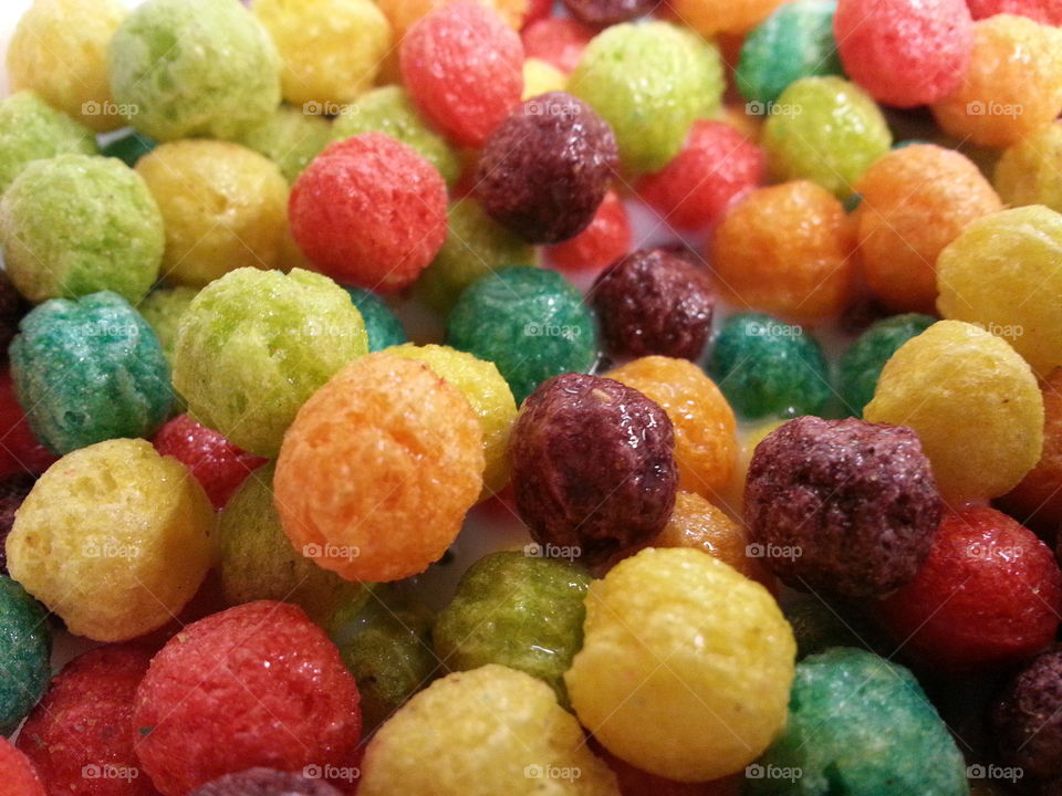 Cereal close up