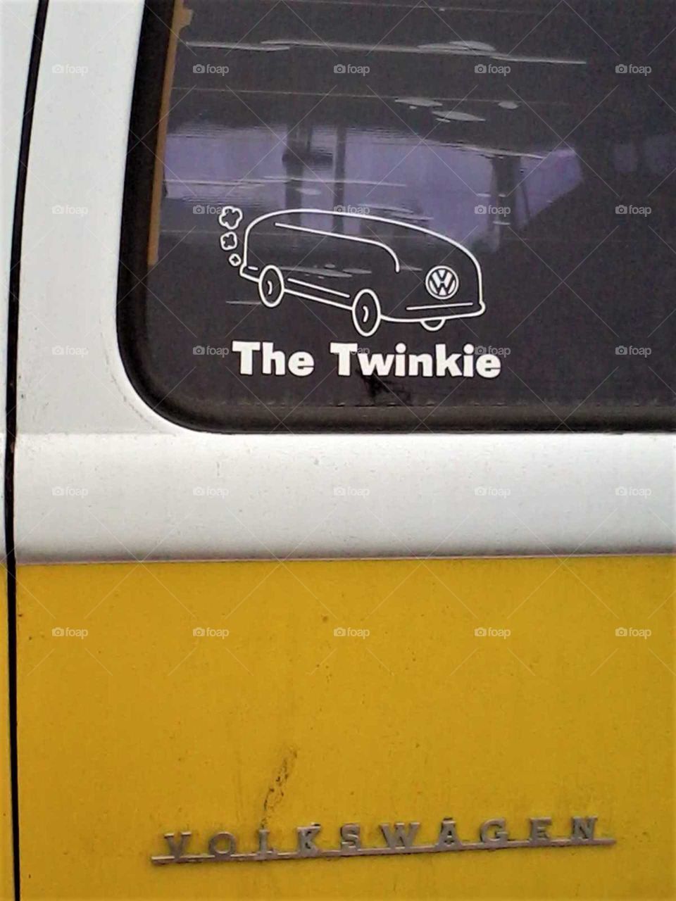 Yellow Volkswagen Bus Twinkie