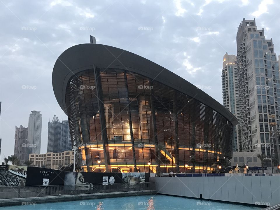 Dubai opera house, UAE, march 2017