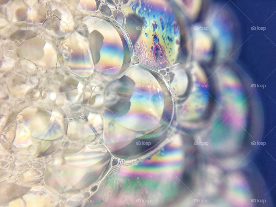 Close-up of bubbles