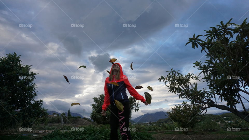 Autumn#sky#clouds#nature#human#leaves#free#happy