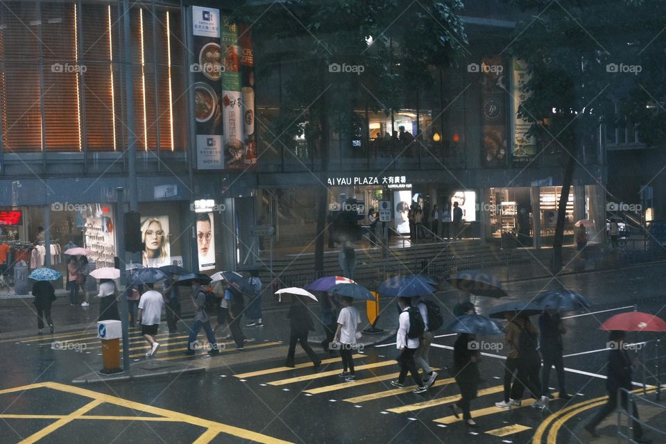 raining in hk