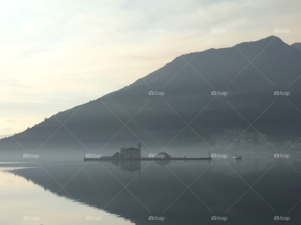 Peaceful winter in Montenegro 