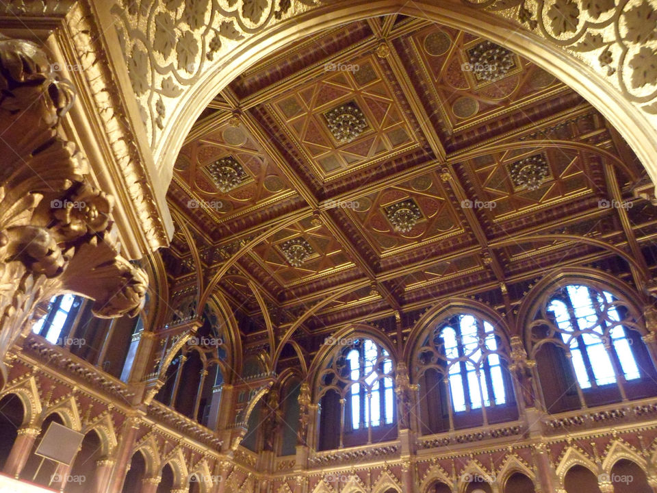 roof gold decoration ceiling by lizzydancer84
