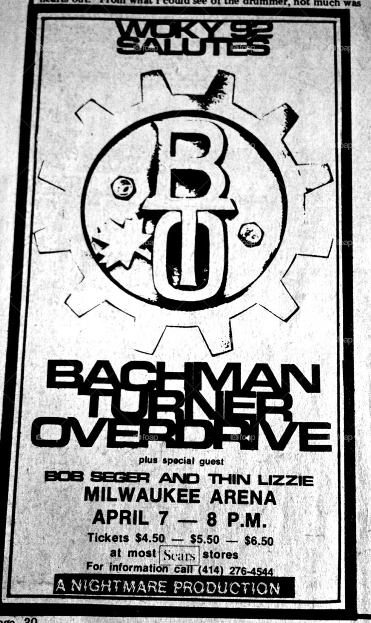 Bachman Turner Overdrive Concert Milwaukee