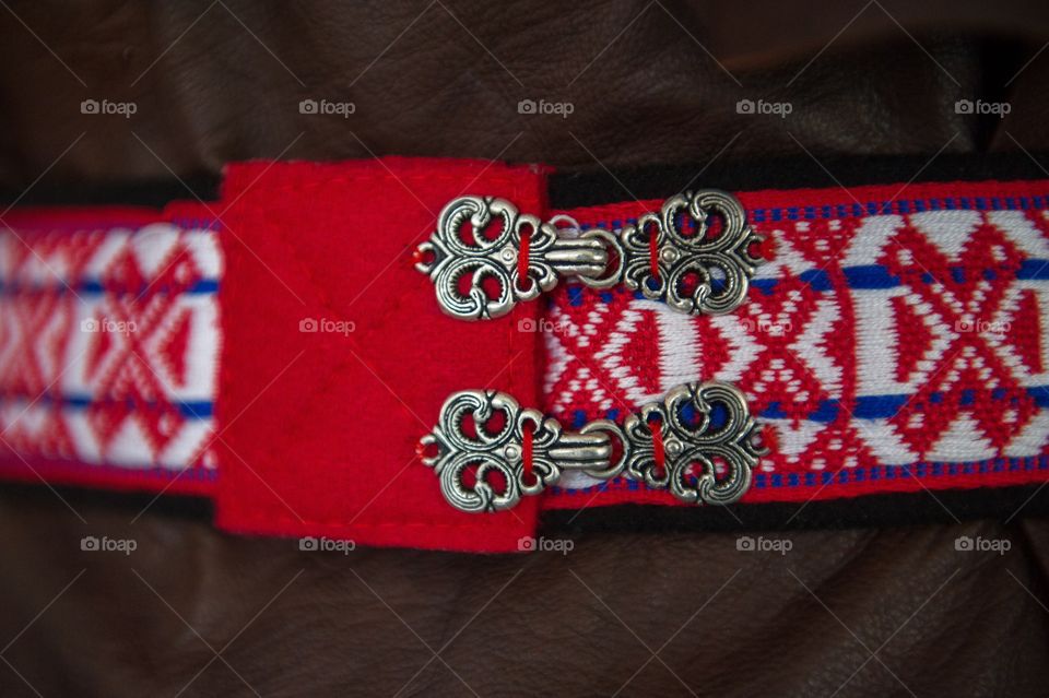 colorful Sami belt
