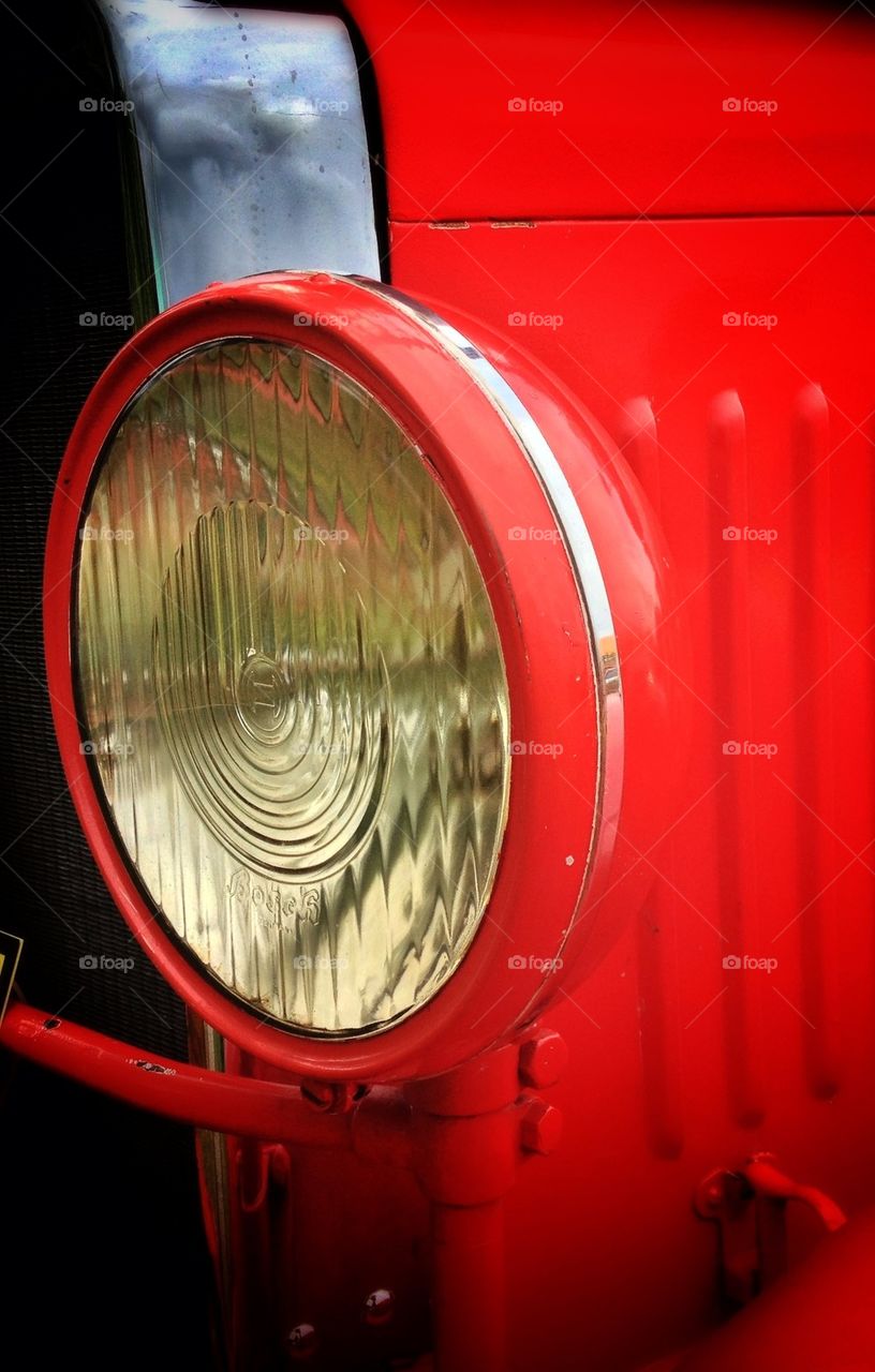 Old headlight