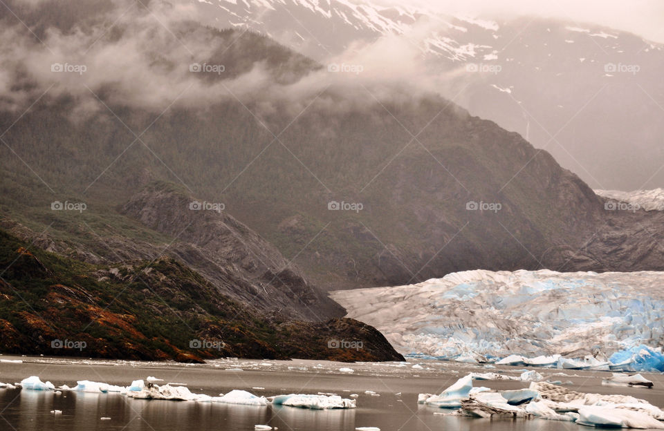 snow mountain ice hill by refocusphoto