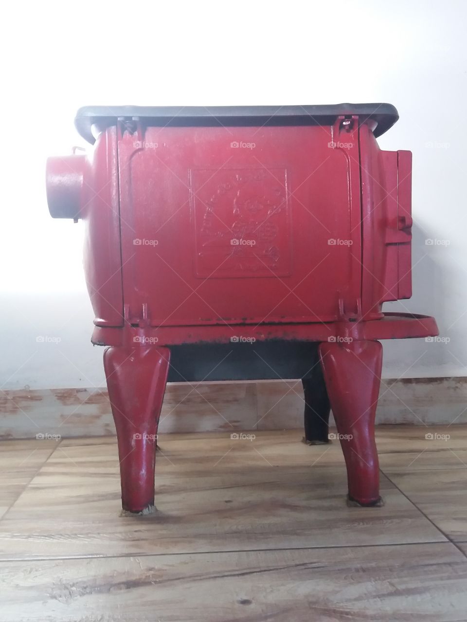 my red wood stove