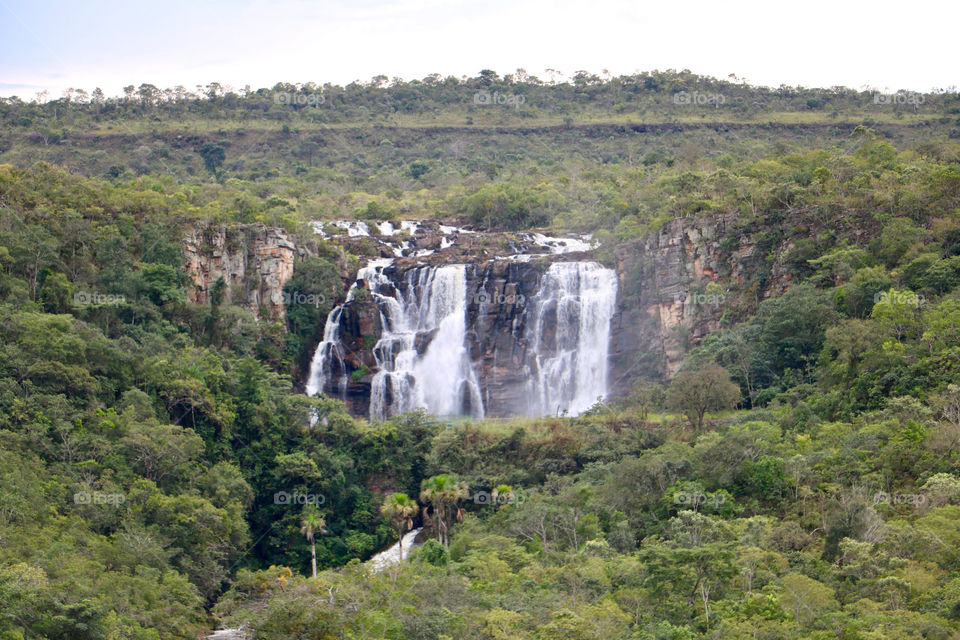 Waterfall in Brazil 