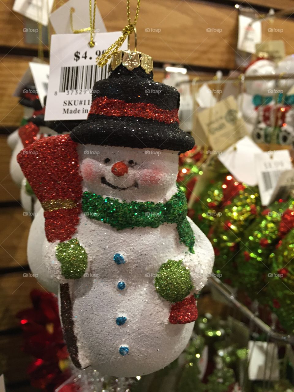 Frosty ornament