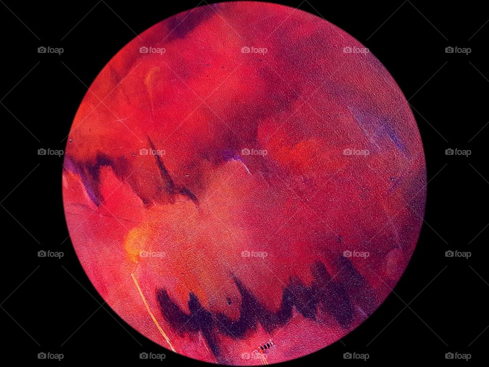 Another cool shot of the painting in my house. This is fabulous and a lot of fun to create.