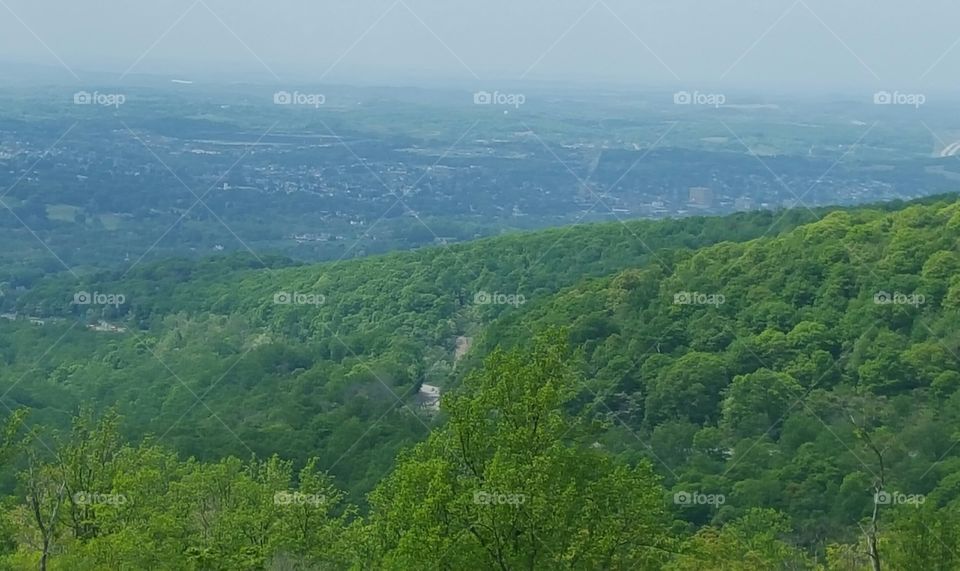 you can see for miles. another view at the scenic overlook going up the laurel mountain