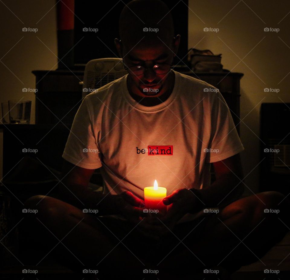 Inner Sanctuary: Discovering Stillness Amidst the Candle's Dan