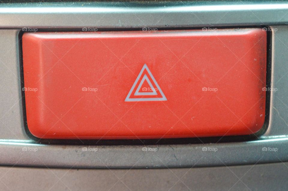 hazard button