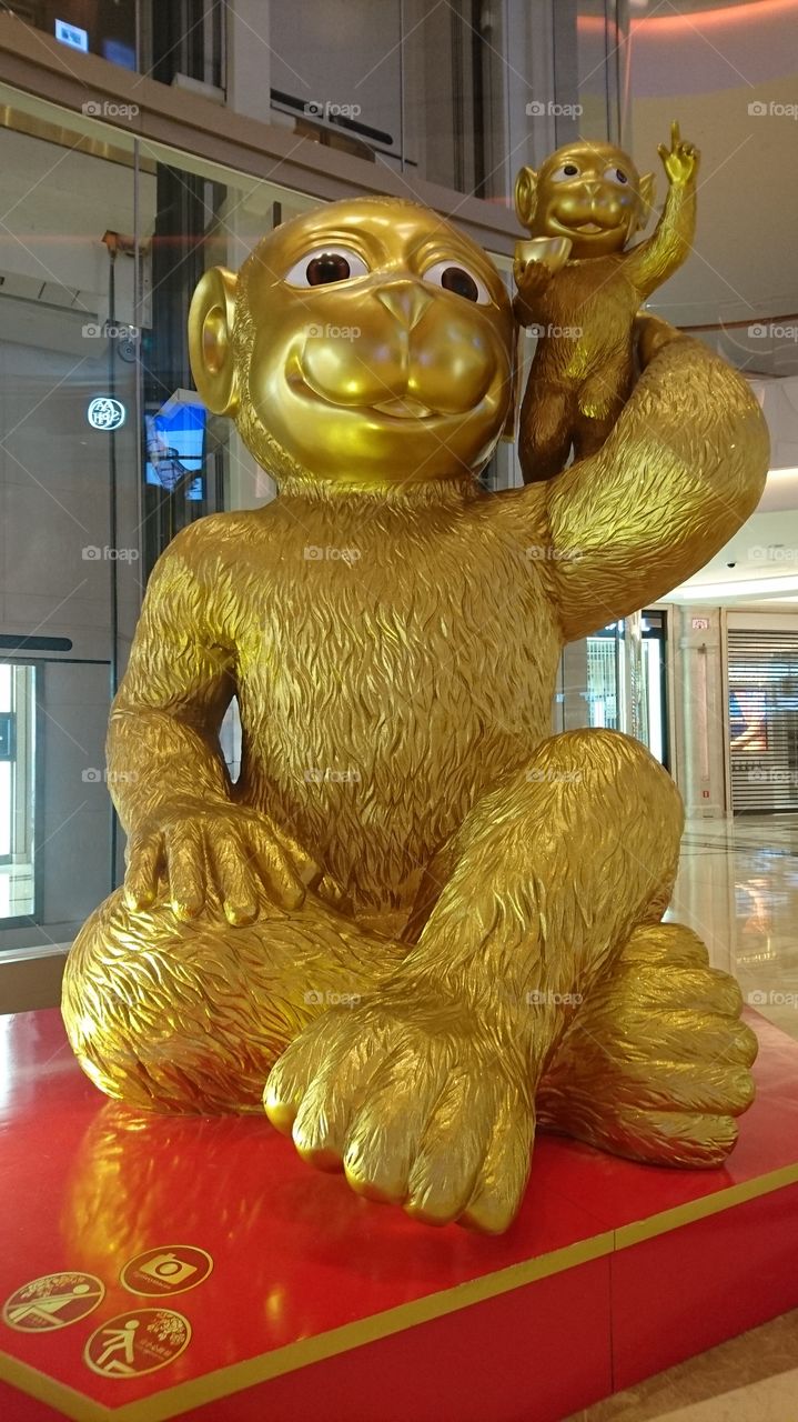this year 2016, is the year of the fire monkey,,  monkey which is believe as a witty mind,  located in galaxy macau