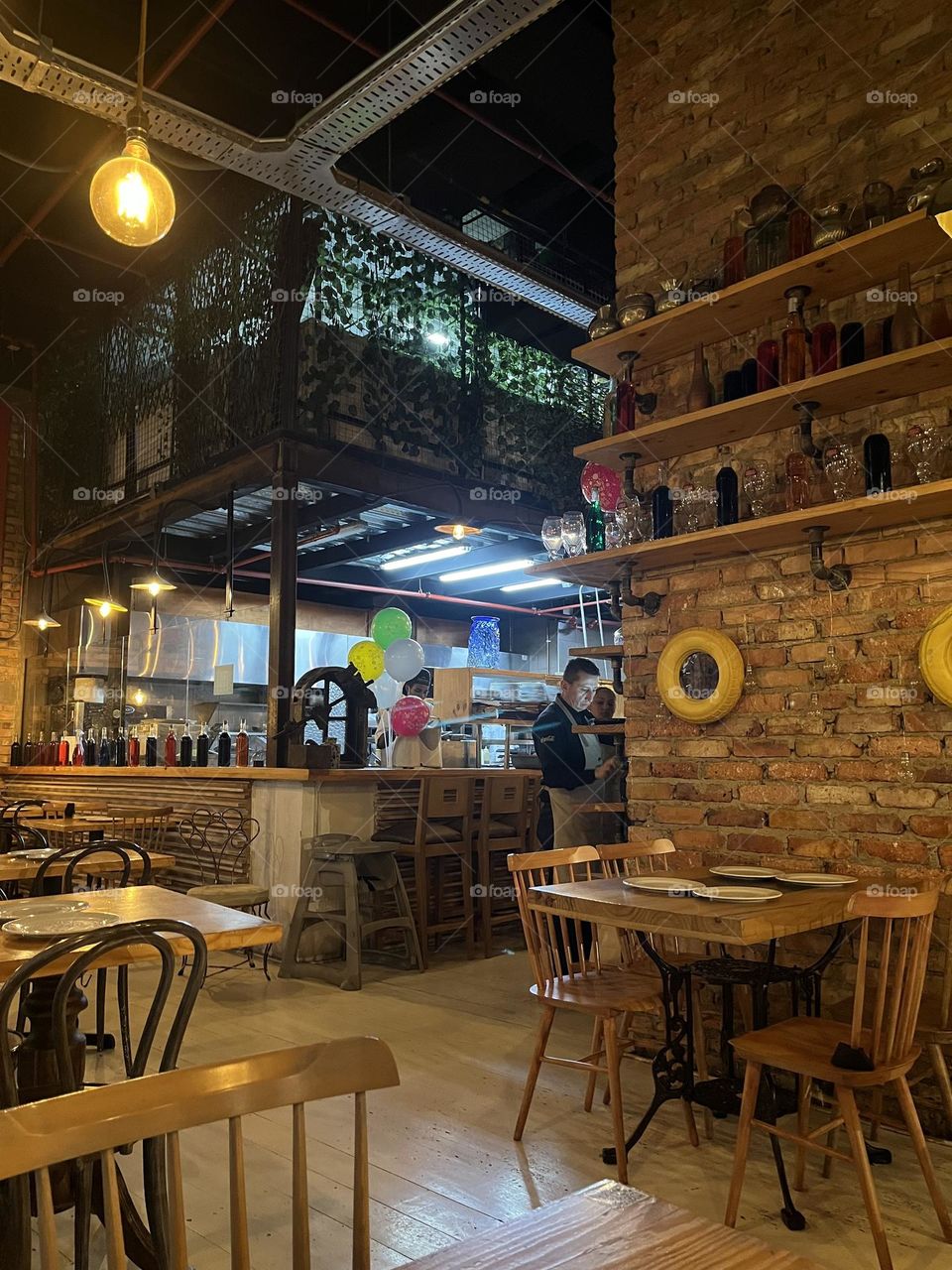 Design into the restaurant architecture 