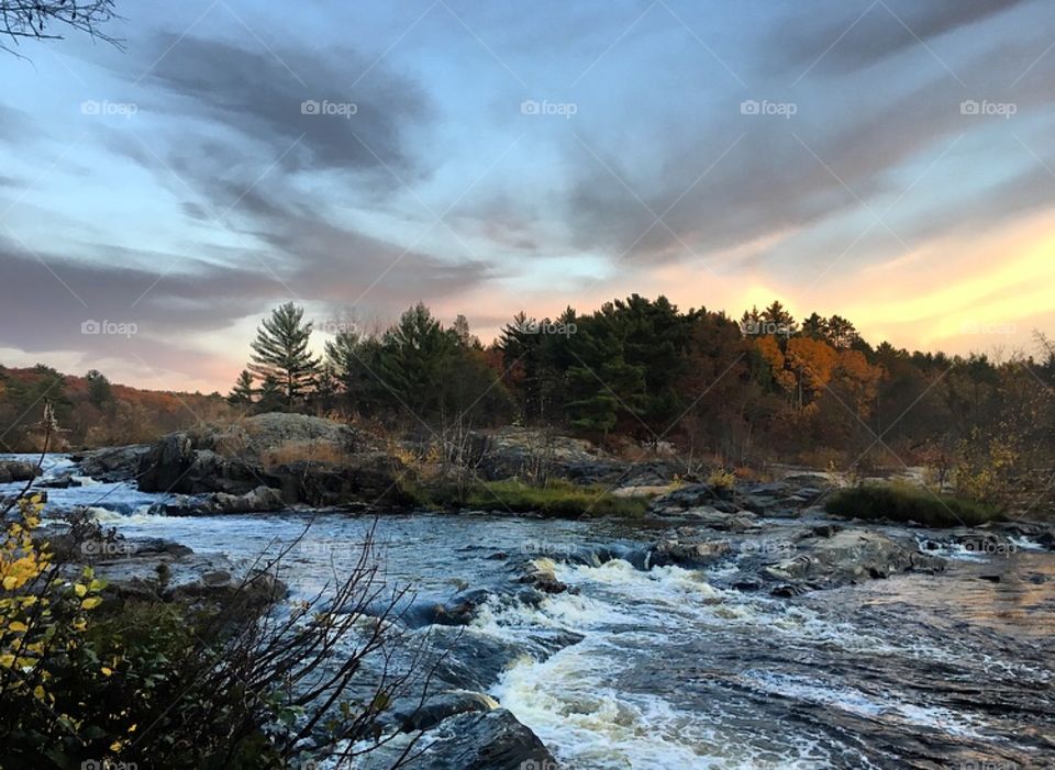 Rapids in the Fall