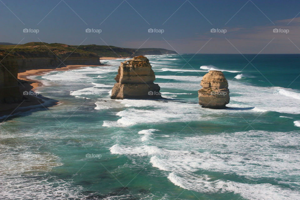 Scenic view of beach