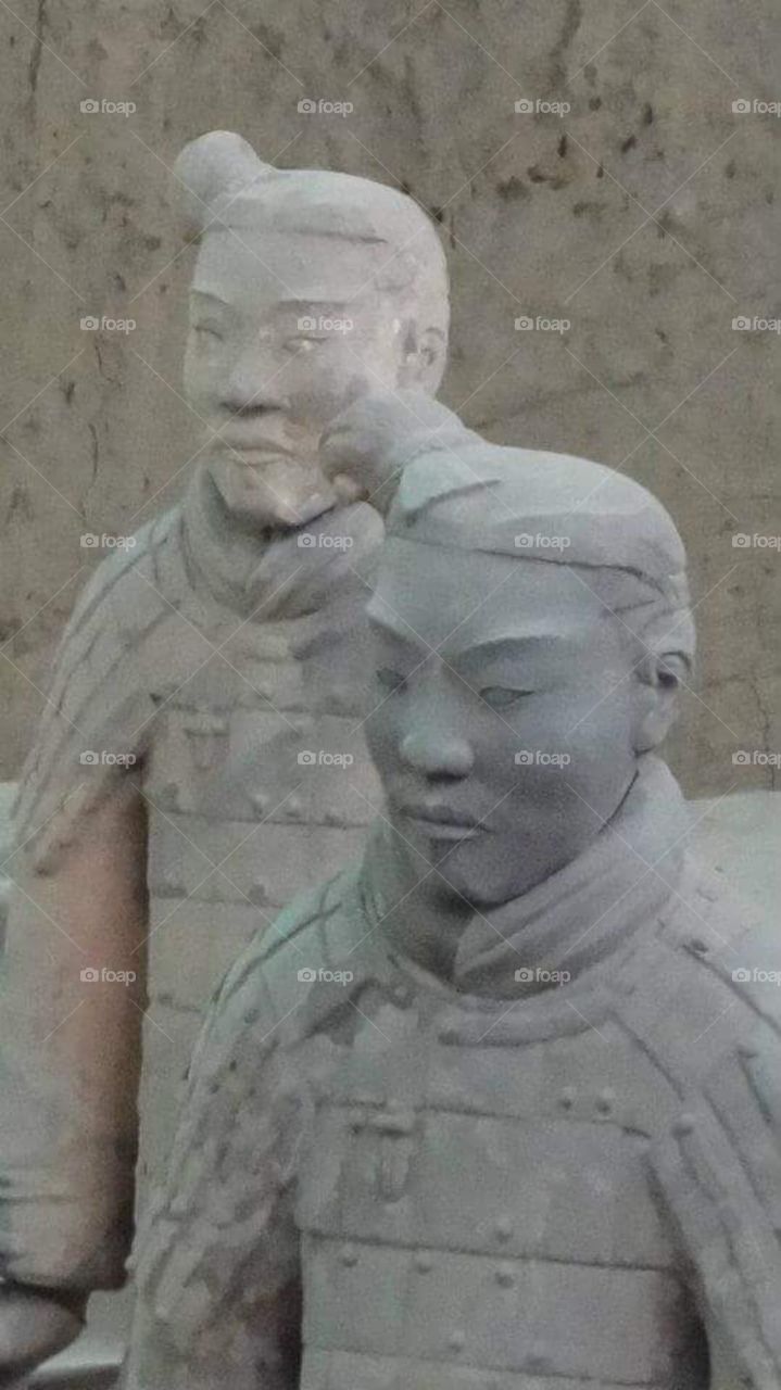 Terra cotta warriors xian china