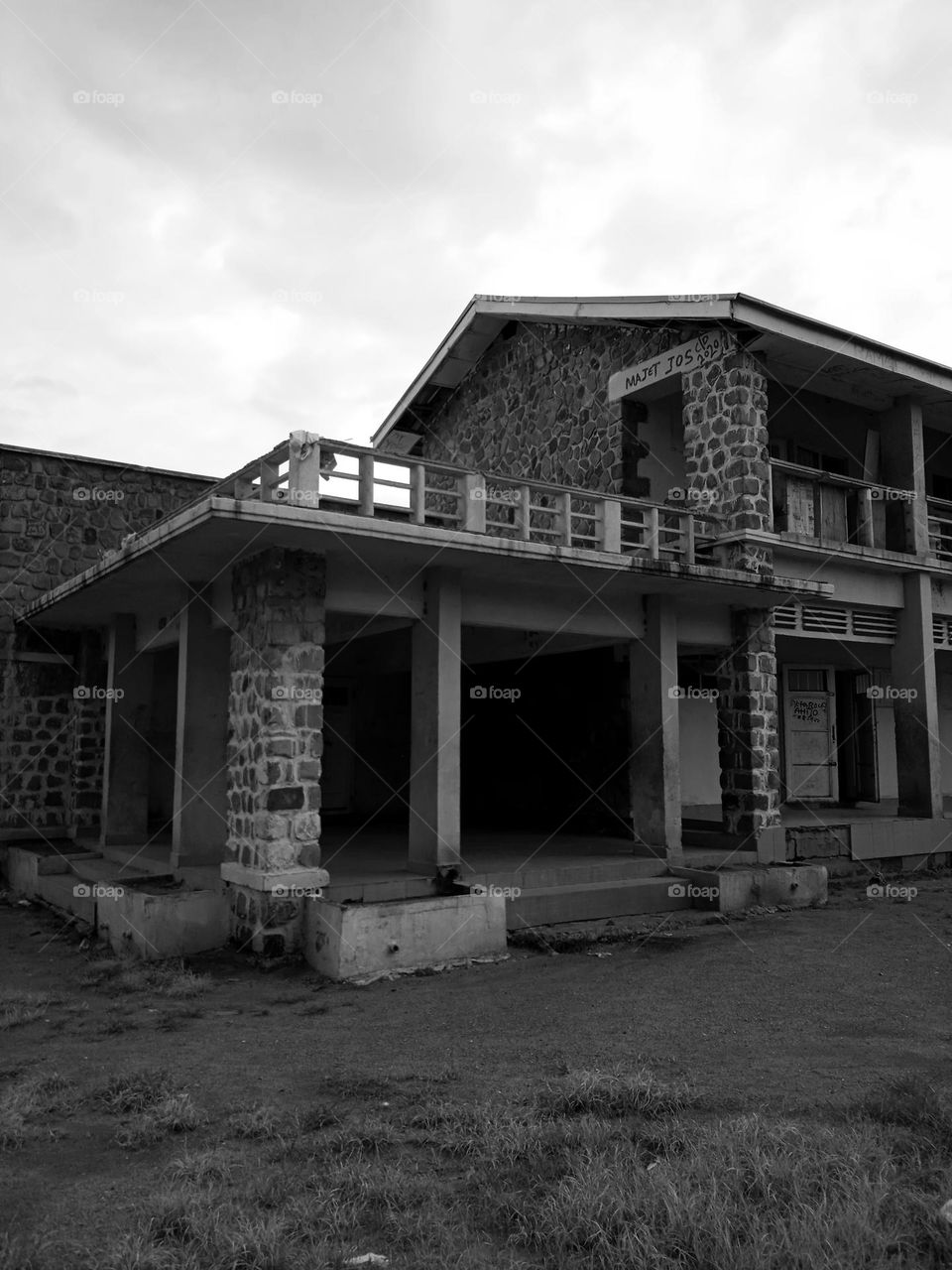 dilapidating old building