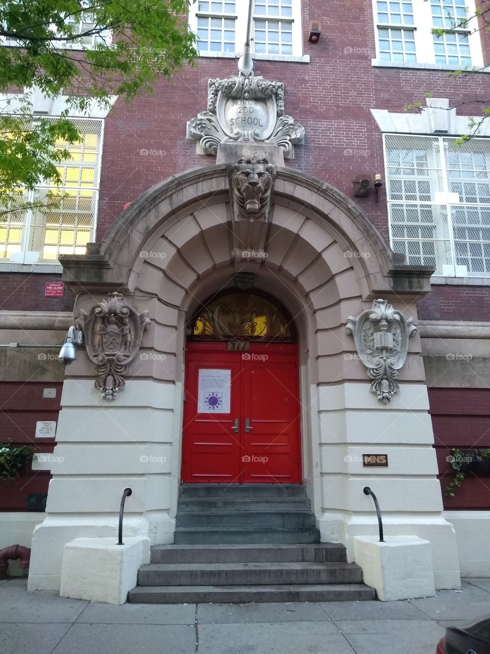 Entrance to a School in NYC