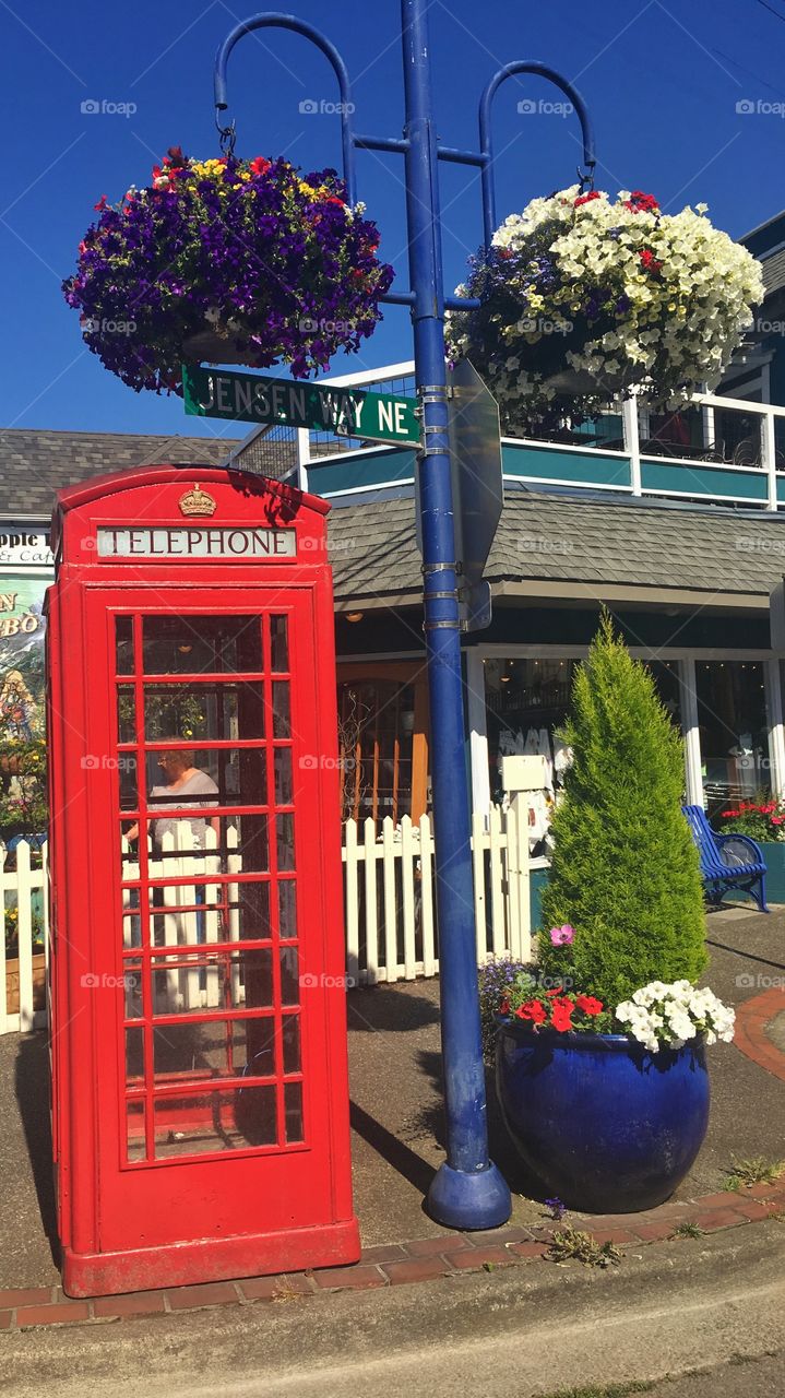 Old British Phone Booth