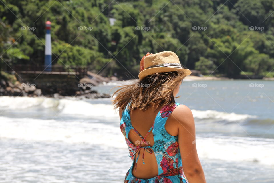 girl on the beach