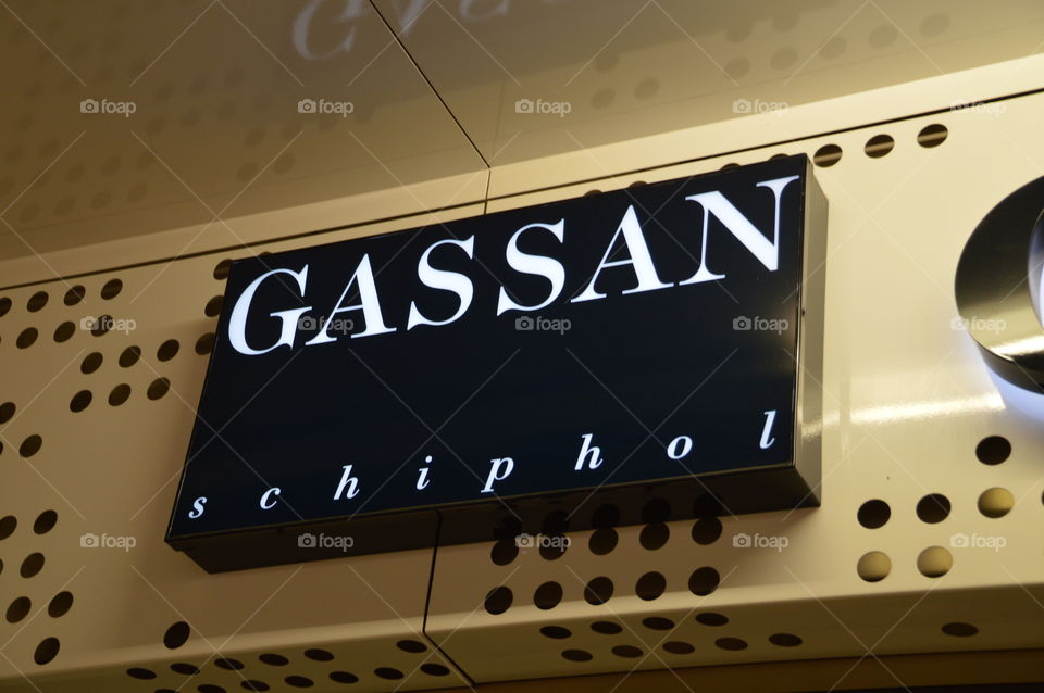 Gassen Billboard At Schiphol Airport The Netherlands