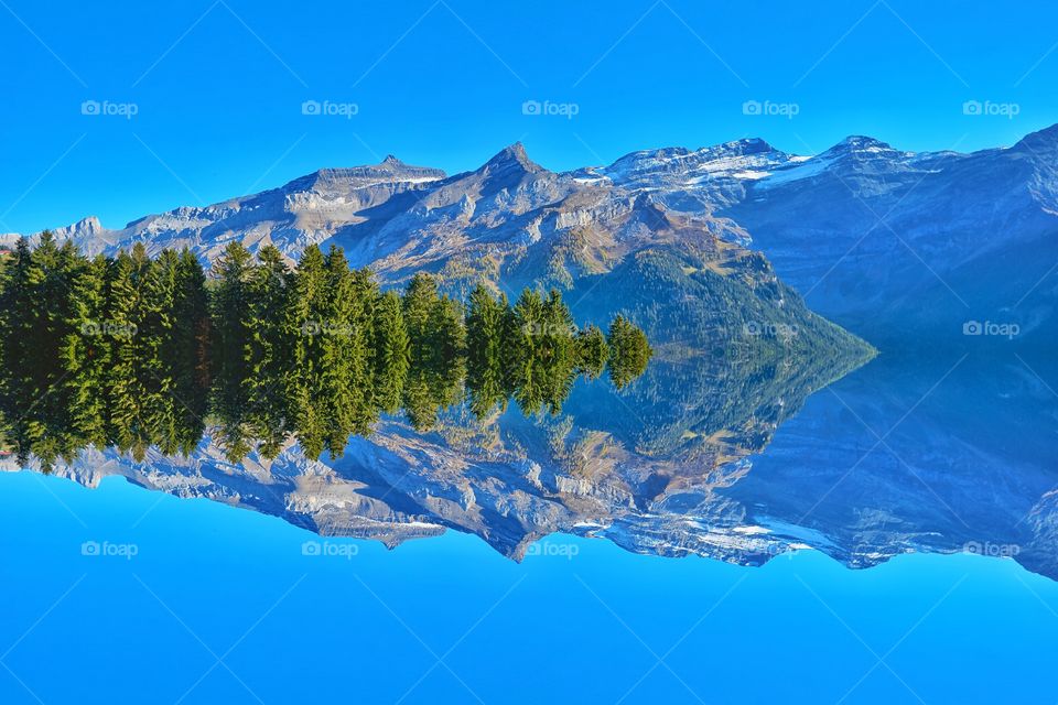 mountain reflection