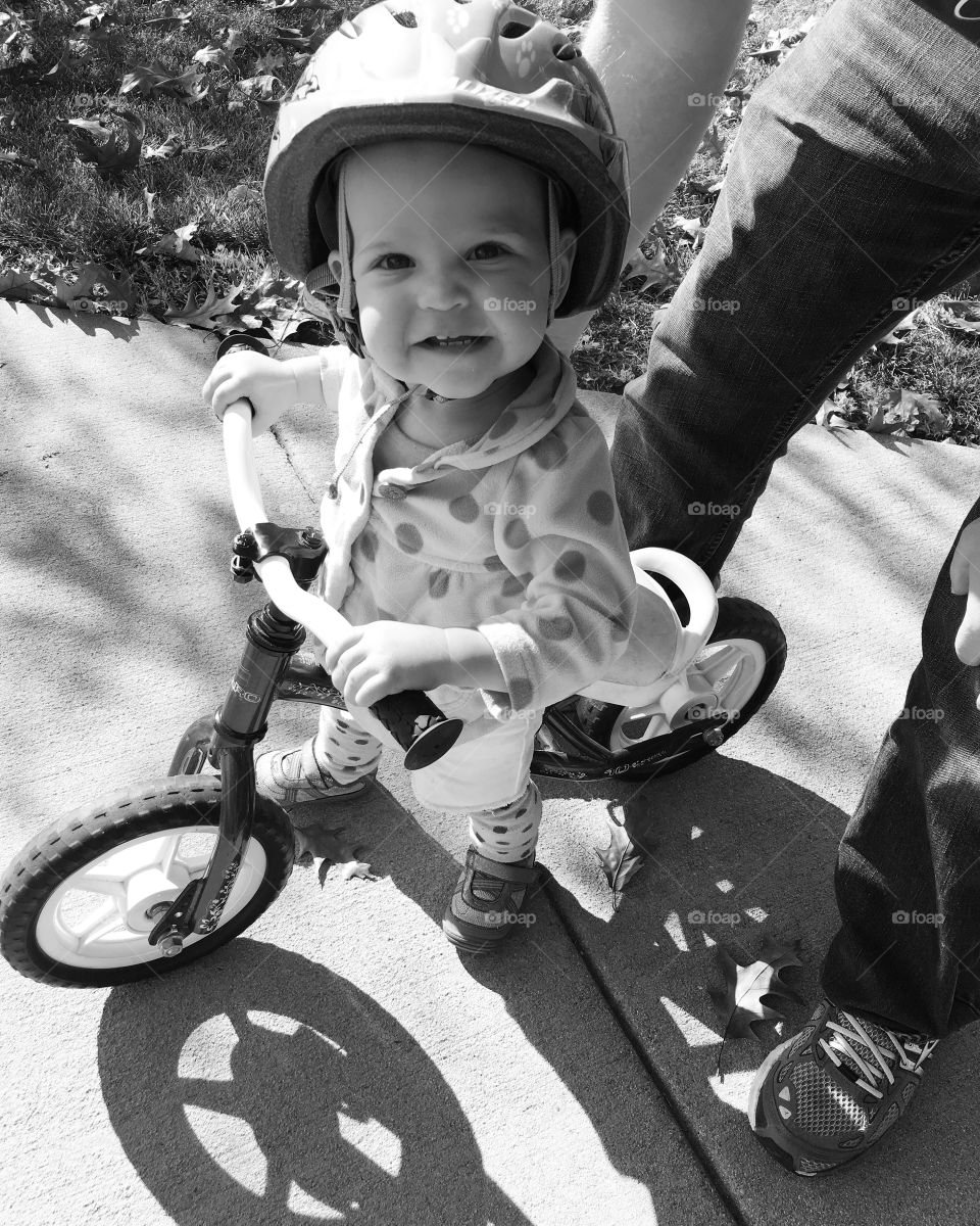 Learning to ride a bike