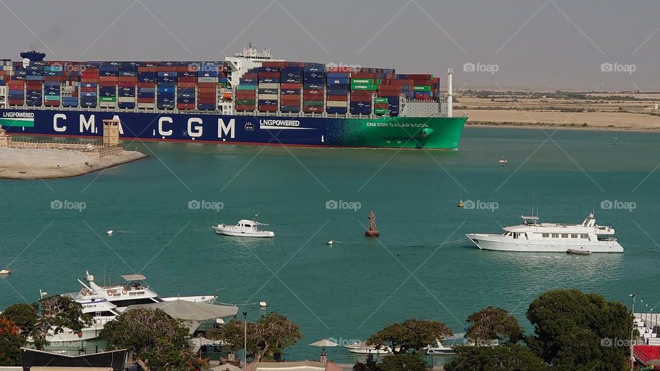 Suez Canal red Sea Egypt