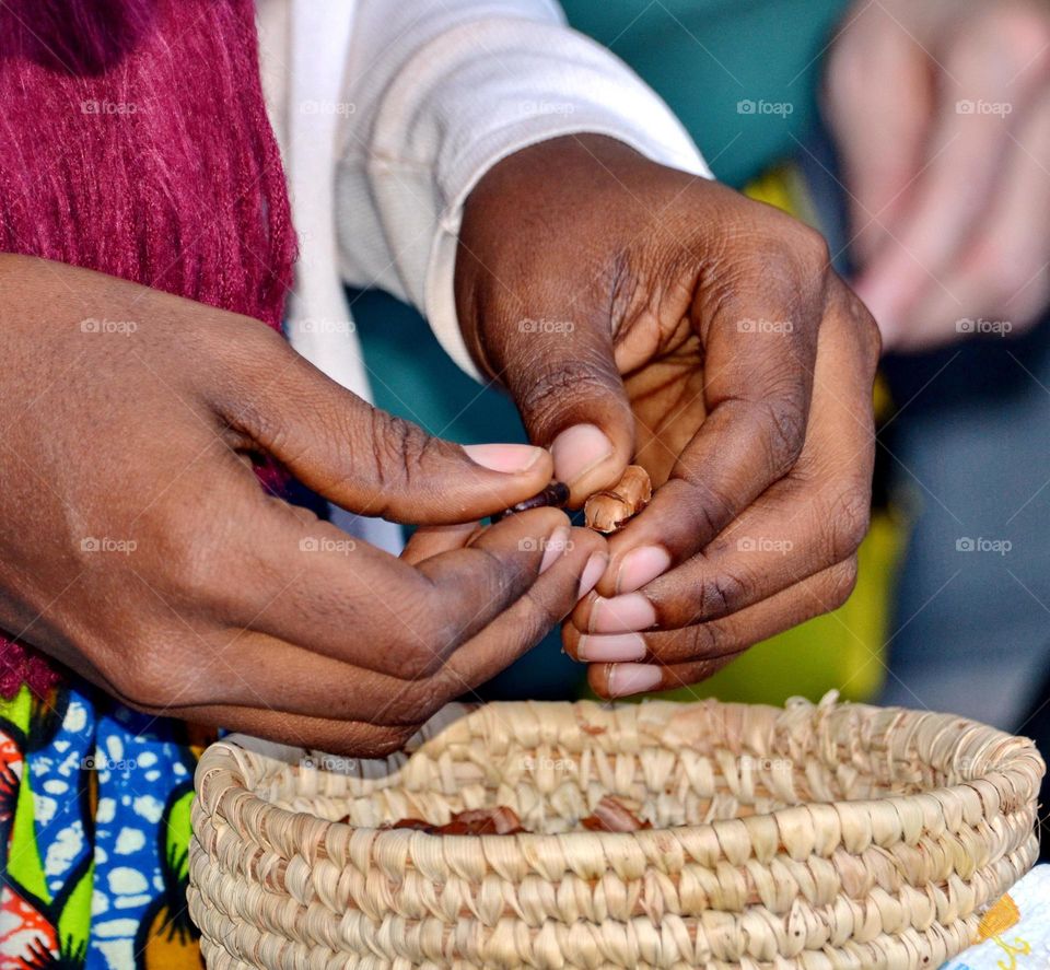 Person preparing food