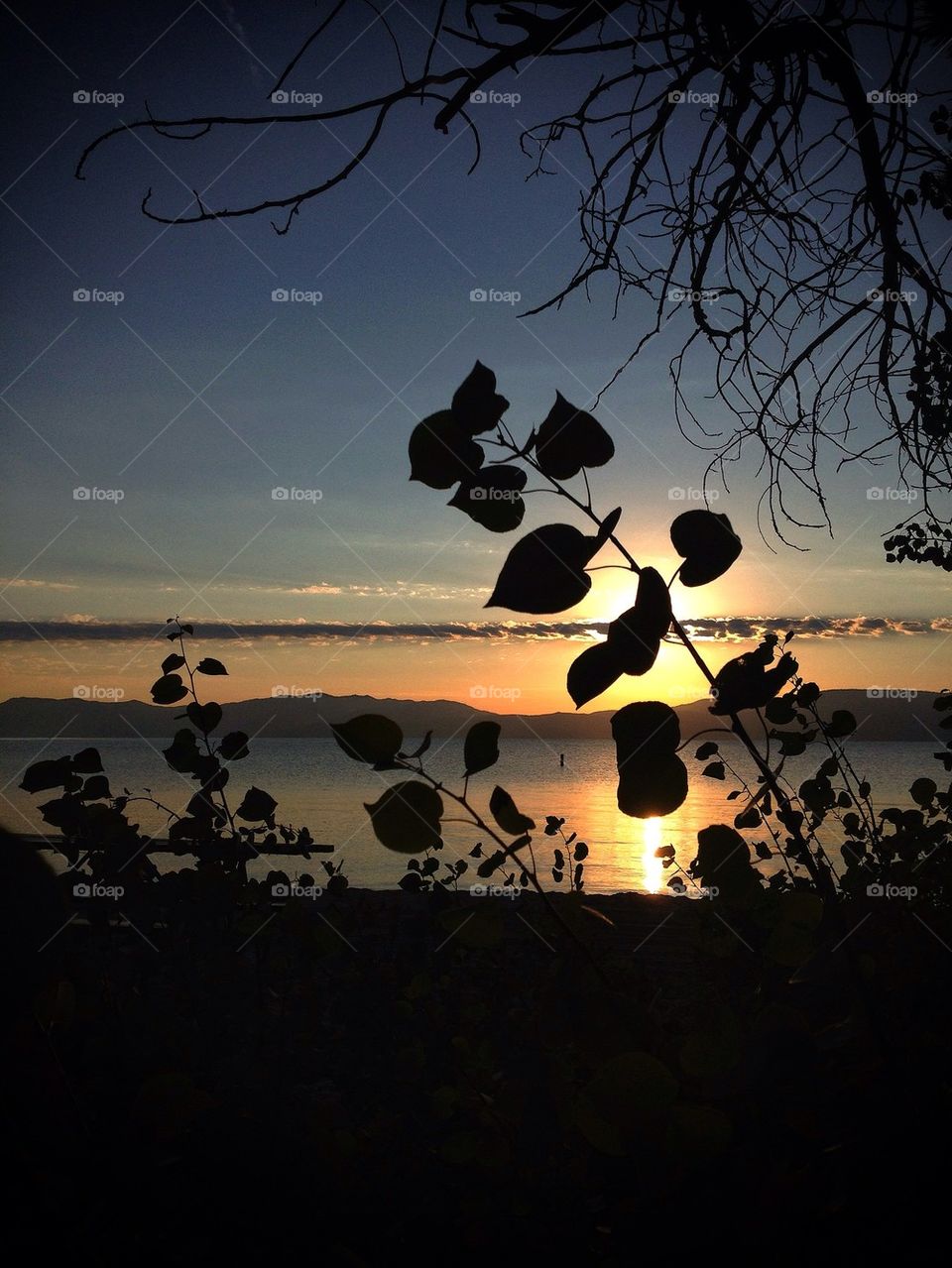 Sunrise over Lake Tahoe