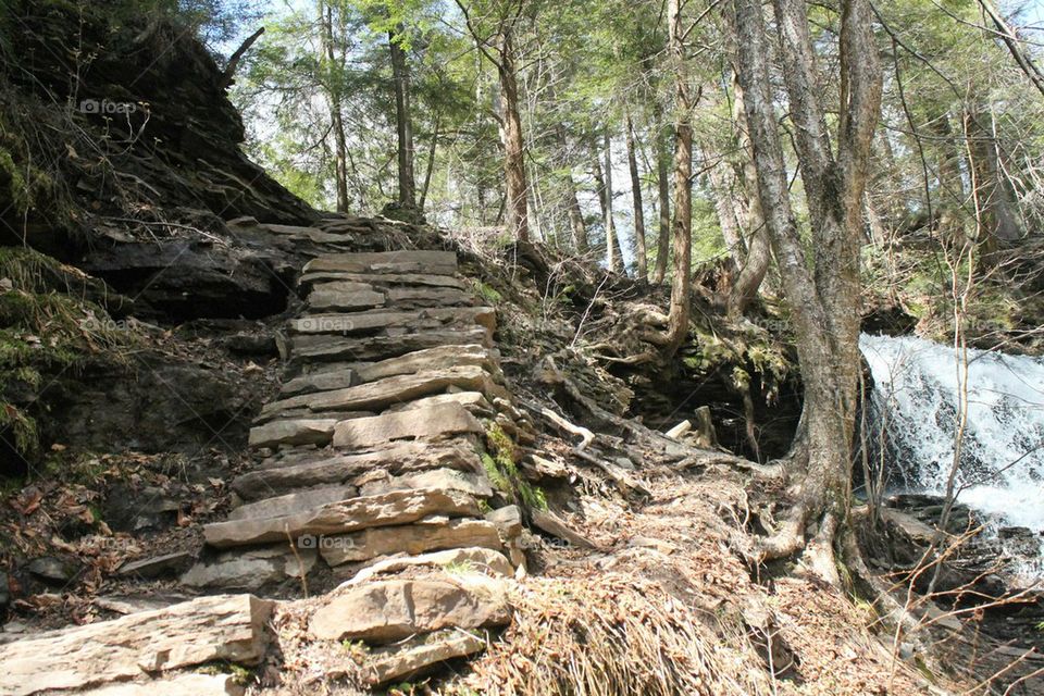 steep steps